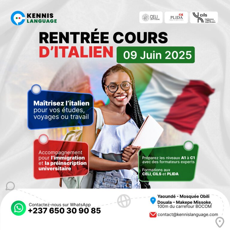 Cours de langue Italien Kennis language