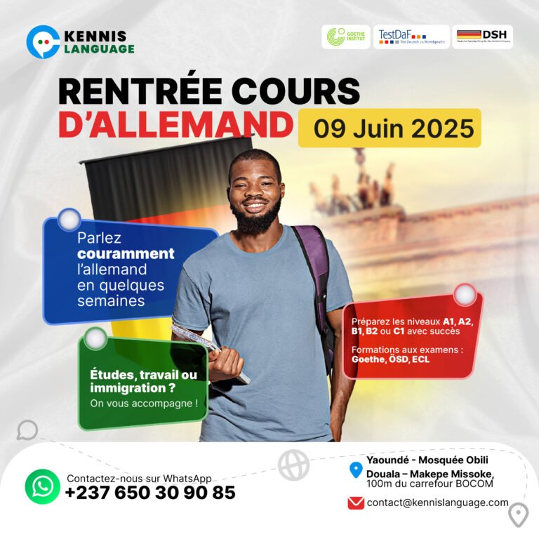 Cours de langue allemande kennis langue cameroun