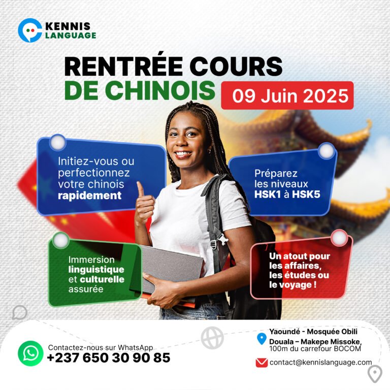 Kennis language cameroun cours chinois