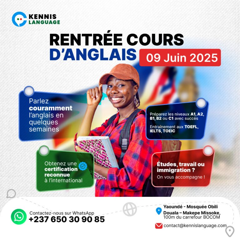 Rentrée des cours anglais kennis language cameroun